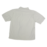 COLUMBIA Mens Beige Check Shirt M Cotton Blend Short Sleeve Outdoor Casual