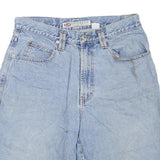 UNIONBAY Mens Denim Blue Casual Shorts M W32 Cotton Blend Classic Fit