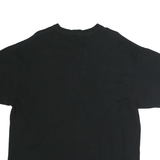 MAJESTIC Mens Black Raiders Graphic T-Shirt M Short Sleeve Crew Neck Cotton