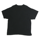 MAJESTIC Mens Black Raiders Graphic T-Shirt M Short Sleeve Crew Neck Cotton