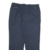 DICKIES Mens Regular Fit Navy Blue Workwear Cotton Blend Trousers W38 L30