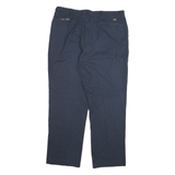 DICKIES Mens Regular Fit Navy Blue Workwear Cotton Blend Trousers W38 L30