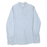 LEVI'S Mens Blue Button Down Shirt L Casual Cotton Blend Classic Fit