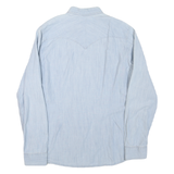 LEVI'S Mens Blue Button Down Shirt L Casual Cotton Blend Classic Fit