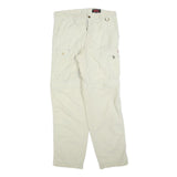 FJALLRAVEN Womens Polyester Blend Cream Regular Straight Trousers W32 L32