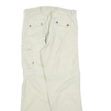 FJALLRAVEN Womens Polyester Blend Cream Regular Straight Trousers W32 L32