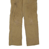 CARHARTT Womens Regular Fit Beige Denim W36 L33 Workwear Zip Closure Jeans