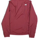 THE NORTH FACE Womens Red Jacket S Polyester Windbreaker Outdoor Zip Hooded