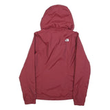 THE NORTH FACE Womens Red Jacket S Polyester Windbreaker Outdoor Zip Hooded