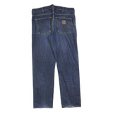 CARHARTT Mens Relaxed Blue Denim Fair W34 L32 Workwear Utility Casual Jeans