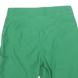 CARHARTT Mens Shorts Green Polyester Blend Casual M W32 Logo Print Drawstring