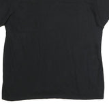 ADIDAS Mens Black Cotton Logo Print T-Shirt 2XL Short Sleeve Crew Neck