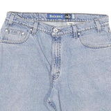 LEVI'S Mens Denim Blue Relaxed Fit Shorts 2XL W36 Cotton Blend Silver Tab