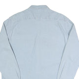 WRANGLER Mens Light Blue Cotton Blend Shirt L Long Sleeve Casual Denim Style