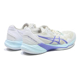 ASICS Sky Elite FF Mens Lace-Up Trainers White & Lilac Polyester UK 9.5 Sports