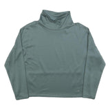 THE NORTH FACE Womens Blue Pullover Roll Neck Sweatshirt L Outdoor Casual
