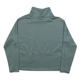 THE NORTH FACE Womens Blue Pullover Roll Neck Sweatshirt L Outdoor Casual