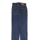 LEVI'S Womens Slim Blue Denim Jeans W22 L30 Classic Zip Pocket Detail