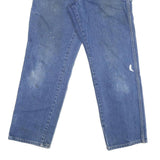 DICKIES Mens Blue Regular Fit Straight Denim Jeans W28 L28 Workwear Pocket Zip