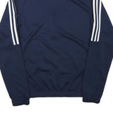 ADIDAS Mens Navy Blue Classic Jacket S Polyester Blend Zip Track Top