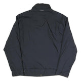 NAUTICA Mens Navy Blue Jacket M Polyester Blend Zip Plain Classic Casual