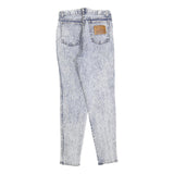 NIX Womens Jeans Blue Slim Skinny Denim Light W26 L29 Acid Wash Zip