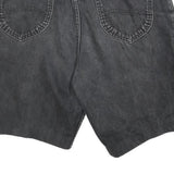 LEE Mens Black Denim Shorts XL W38 Classic Fit Cotton Blend Casual Summer