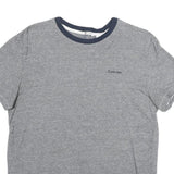 CALVIN KLEIN Mens Blue Crew Neck Short Sleeve Cotton T-Shirt M Casual