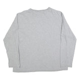 NAUTICA Mens Grey Long Sleeve Crew Neck Cotton Blend T-Shirt XL Casual
