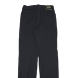 HUGO BOSS Womens Polyester Blend Black Regular Fit Straight Trousers W26 L33