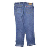 LEE Womens Regular Fit Straight Leg Denim Medium Wash Cotton Blend Jeans W34 L28
