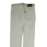 LEVI'S Mens Cotton Beige Regular Straight Trousers W30 L29 Classic Casual Zip