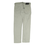 LEVI'S Mens Cotton Beige Regular Straight Trousers W30 L29 Classic Casual Zip