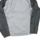 THE NORTH FACE Womens Grey & Dark Grey Outdoor Jacket M Polyester Blend Zip