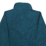 EDDIE BAUER Womens Blue Plain Full Zip Polyester Jumper S Fleece Casual Outdoor