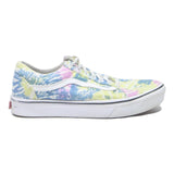 VANS Old Skool Womens Low Top Trainers Canvas UK 8.5 Tie Dye Pastel Casual