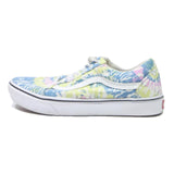 VANS Old Skool Womens Low Top Trainers Canvas UK 8.5 Tie Dye Pastel Casual