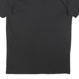 PUMA Mens Black S T-Shirt Short Sleeve Crew Neck Cotton Blend Logo Graphic