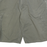 CARHARTT Mens Cargo Shorts Green XL W38 Cotton Blend Workwear Durable