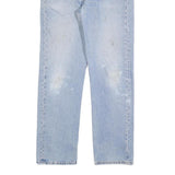 LEVI'S 501 Mens Jeans Blue Regular Straight Denim Light W34 L32 Classic Button