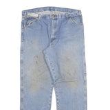 DICKIES Mens Jeans Blue Regular Straight Denim Light W36 L32 Classic Fit