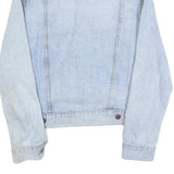 WRANGLER Womens Blue Denim Jacket S Cotton Button Classic Fit Light Wash