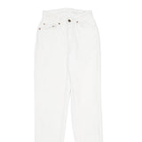 LEVI'S 512 TAPERED Womens Jeans White Slim Tapered Denim W22 L32 Classic Zip