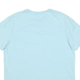 NAUTICA Mens Light Blue Graphic T-Shirt L Short Sleeve Crew Neck Cotton Blend