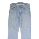 CARHARTT Mens Regular Fit Button Closure Light Blue Denim Jeans W36 L29 Classic