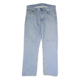 CARHARTT Mens Regular Fit Button Closure Light Blue Denim Jeans W36 L29 Classic