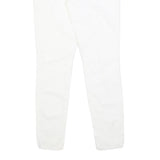 TOMMY HILFIGER Womens Slim White Denim Jeans W30 L29 Classic Zip Pocket