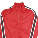 SUPPLY AND DEMAND Womens Red Polyester Blend Track Jacket UK 10 Stripe Detail