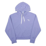 PUMA Womens Purple Hoodie Pullover S Lightweight Polyester Blend