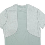 UMBRO Mens Grey Light Blue Sports T-Shirt XL Short Sleeve Crew Neck Performance